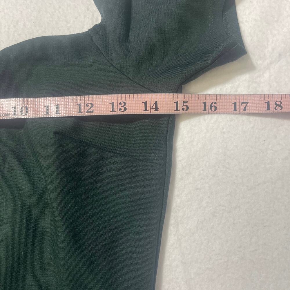 LULU'S SZ S How Much I Care Dark Green Off-the-Shoulder Midi Dress NEW 0B10 - Picture 6 of 8